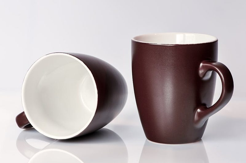 Azure Geometric Tea Mug