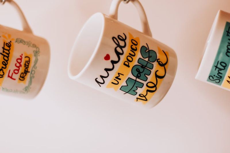 Emerald Lines Desk Mug